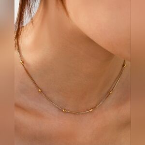 Ball - Gold Minimalist Choker Necklace